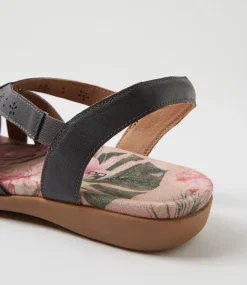 Women COLORADO Comfort|Flats-Charlese Navy Leather Flat Shoes