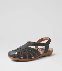 Women COLORADO Comfort|Flats-Charlese Navy Leather Flat Shoes
