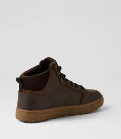 COLORADO Boots|Casuals-Cheech Brown Crazyhorse Leather Lace Up Boots