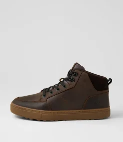 COLORADO Boots|Casuals-Cheech Brown Crazyhorse Leather Lace Up Boots