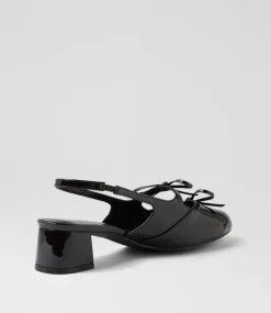 Women I LOVE BILLY Heels-Cherub Black Patent Pu Heels