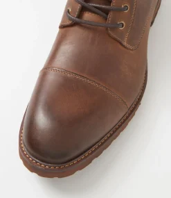 COLORADO Boots|Casuals-Chimney Brown Leather Lace Up Boots