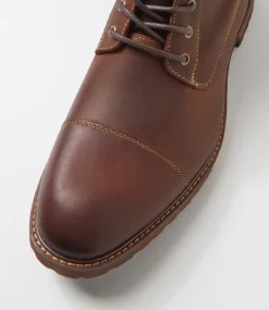 COLORADO Boots|Casuals-Chimney Chocolate Leather Lace Up Boots