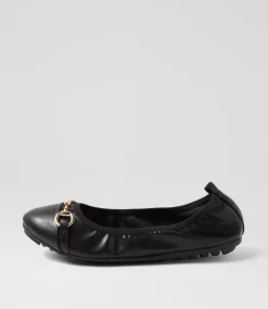Women I LOVE BILLY Flats-Cilloe Black Flat Shoes