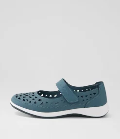Women I LOVE BILLY Flats-Cistin Dark Blue Nubuck Pu Flat Shoes