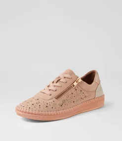 Women SUPERSOFT Comfort|Sneakers-Clevland Dark Nude Multi Sneakers