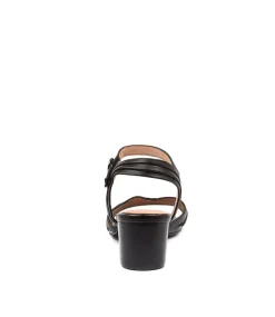 Women SUPERSOFT Comfort|Sandals-COLETTE BLACK LEATHER
