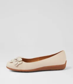 Women SUPERSOFT Comfort|Flats-Comotion Milk Leather Ballet Flats