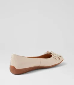 Women SUPERSOFT Comfort|Flats-Comotion Milk Leather Ballet Flats