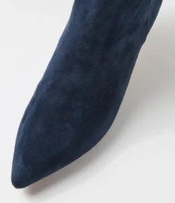 Women DIANA FERRARI Boots-Conoir Navy Dark Brown Suede Ankle Boots