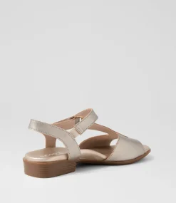 Women SUPERSOFT Comfort|Flats-Coras Prosecco Leather Sandals