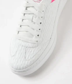 Women SKECHERS Sneakers-Cordova Classic Repeat Business White Hot Pink Sneakers