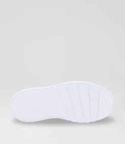 PUMA Sport School Shoes-Courtflex Lina Junior Rose White Sneakers