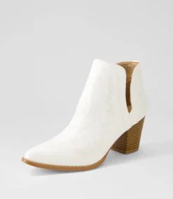 Women I LOVE BILLY Boots-Craayzie Milk Ankle Boots