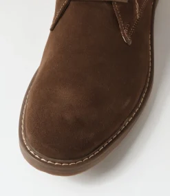 COLORADO Boots|Casuals-Crick Walnut Suede Ankle Boots