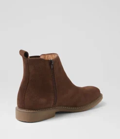 COLORADO Boots|Casuals-Criss Dark Brown Suede Chelsea Boots