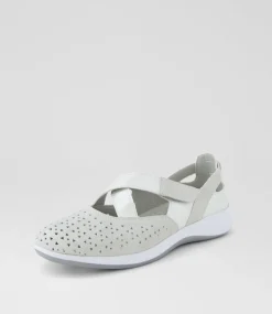 Women I LOVE BILLY Flats-Crouse Dove Silver Dust Flat Shoes