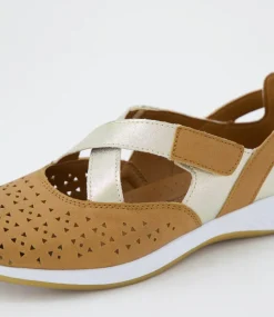 Women I LOVE BILLY Flats-Crouse Tan Champagne Dust Flat Shoes