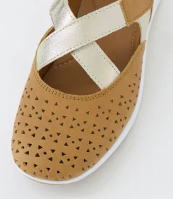 Women I LOVE BILLY Flats-Crouse Tan Champagne Dust Flat Shoes