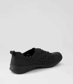 Women I LOVE BILLY Flats-Culter Black Nubuck Pu Flat Shoes