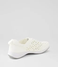 Women I LOVE BILLY Flats-Culter White Nubuck Pu Flat Shoes