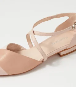 Women DIANA FERRARI Flats-Dalba Nude Multi Leather Flat Shoes