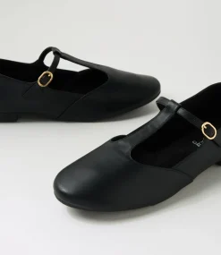 Women I LOVE BILLY Flats-Daliee Black Flat Shoes