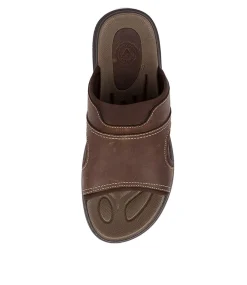 COLORADO Casuals|Sandals-DALLAS CF DARK BROWN CRAZYHORSE LEATHER