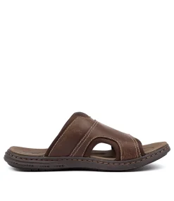COLORADO Casuals|Sandals-DALLAS CF DARK BROWN CRAZYHORSE LEATHER