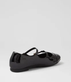 Women I LOVE BILLY Flats-Daphie Black Patent Pu Flat Shoes