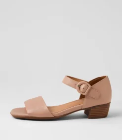 Women SUPERSOFT Comfort|Flats-Darlina Dark Nude Leather Sandals