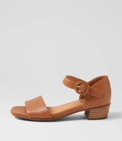 Women SUPERSOFT Comfort|Heels-Darlina Dark Tan Leather Sandals