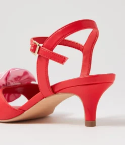 Women I LOVE BILLY Heels|Sandals-Dartel Red Pink Sandals