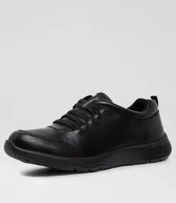 Women COLORADO Comfort|Flats-Dassie Black Leather Flat Shoes