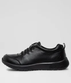 Women COLORADO Comfort|Flats-Dassie Black Leather Flat Shoes