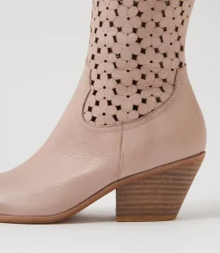 Women TOP END Boots-Dassle Cafe Leather Knee High Boots