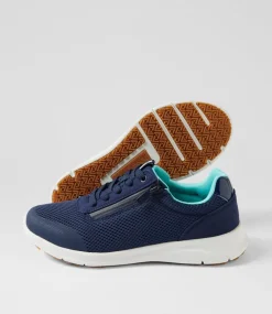Women SUPERSOFT Comfort|Sneakers-Dayride Navy Aqua Mix Sneakers