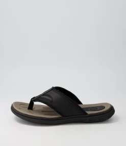 COLORADO Casuals|Sandals-Dboy Black Crazyhorse Leather Sandals