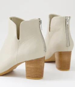 Women DIANA FERRARI Boots-Deitha Almond Natural Leather Ankle Boots