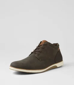 C88 by COLORADO Boots|Casuals-Deli Brown Lace Up Boots