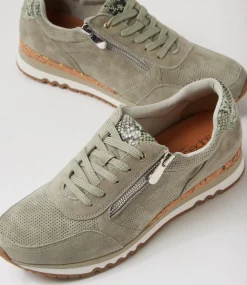 Women SUPERSOFT Comfort|Loafers-Deliah Sage Mix Sneakers