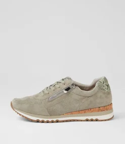 Women SUPERSOFT Comfort|Loafers-Deliah Sage Mix Sneakers