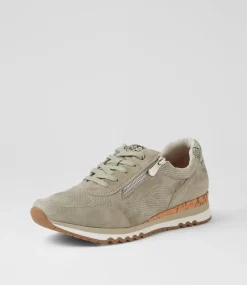 Women SUPERSOFT Comfort|Loafers-Deliah Sage Mix Sneakers
