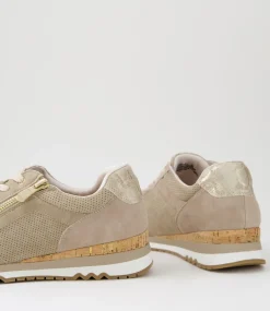 Women SUPERSOFT Comfort|Loafers-Deliah Taupe Mix Sneakers