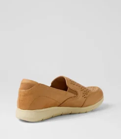 Women SUPERSOFT Comfort|Flats-Demii Dark Tan Leather Flat Shoes