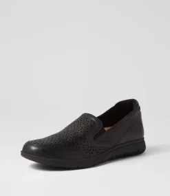 Women SUPERSOFT Flats|Comfort-DEMII SU BLACK LEATHER