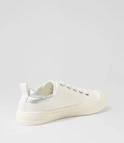 Women I LOVE BILLY Sneakers-Dikembe White Canvas Sneakers
