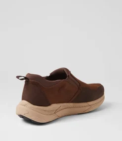 COLORADO Casuals-Dion Brown Nubuck Lace Up Flats