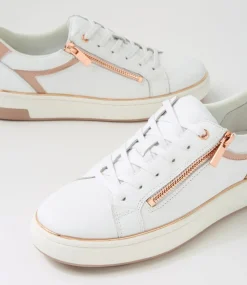 Women DIANA FERRARI Sneakers-Dions White Blush Mix Sneakers