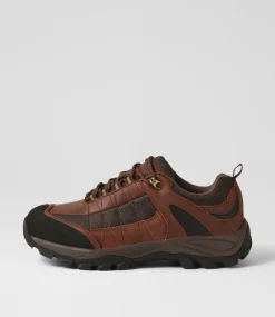 COLORADO Casuals-Diran Brown Crazyhorse Leather Lace Up Flats